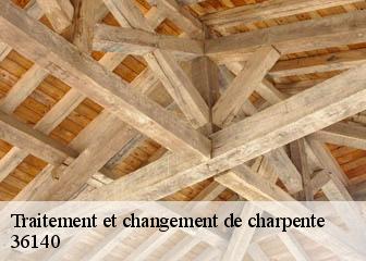 Traitement et changement de charpente  36140