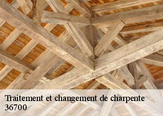 Traitement et changement de charpente  36700