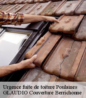 Urgence fuite de toiture  poulaines-36210 GLAUDIO Couverture Berrichonne